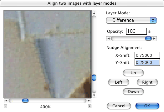 Layer Modes plugin, in difference mode.