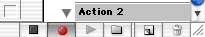 | Action palette control bar |